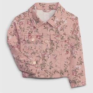 NWT LOVESHACKFANCY x Gap Kids Girls Pink Denim Jeans Jacket LSF - 5 Years / 5T